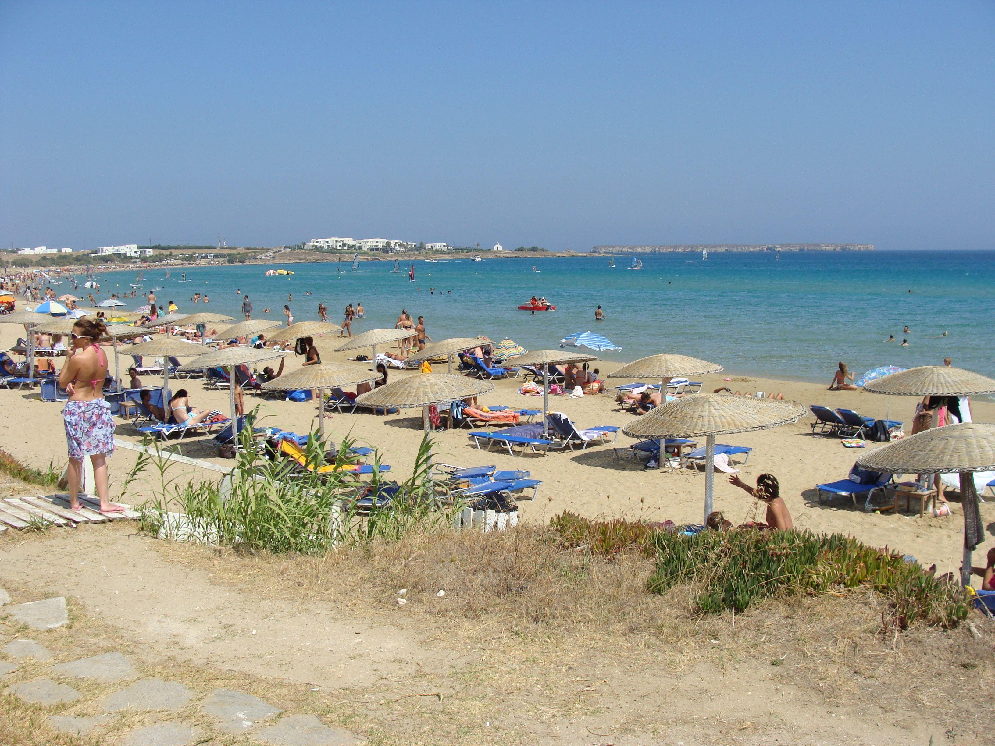 3264x2448 Logaras Beach Paros ở Hy Lạp - Hình nền 4k.  Hình nền 4K miễn phí