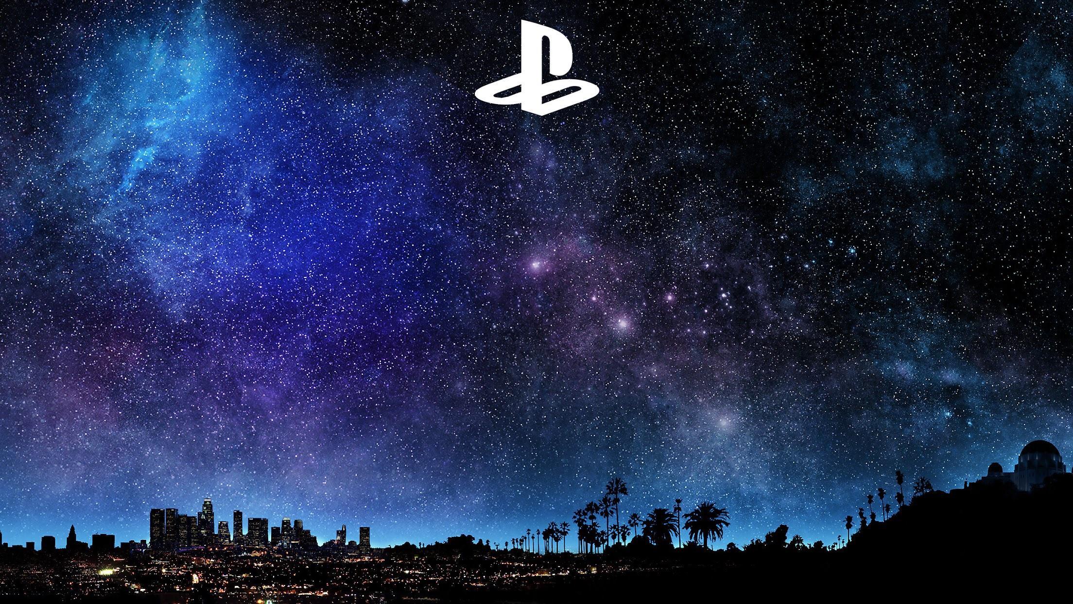 Hình nền logo PlayStation 2208x1242