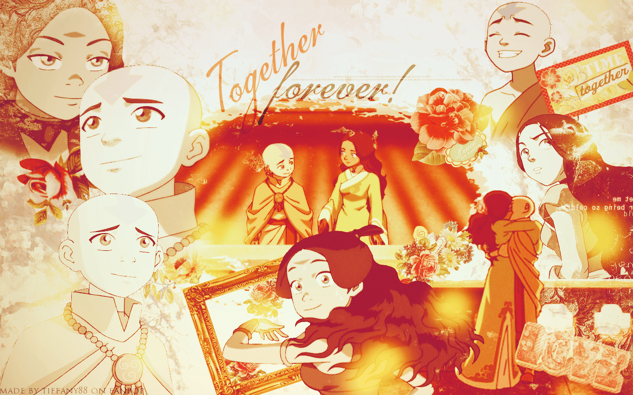 1280x800 Aang And Katara Wallpaper