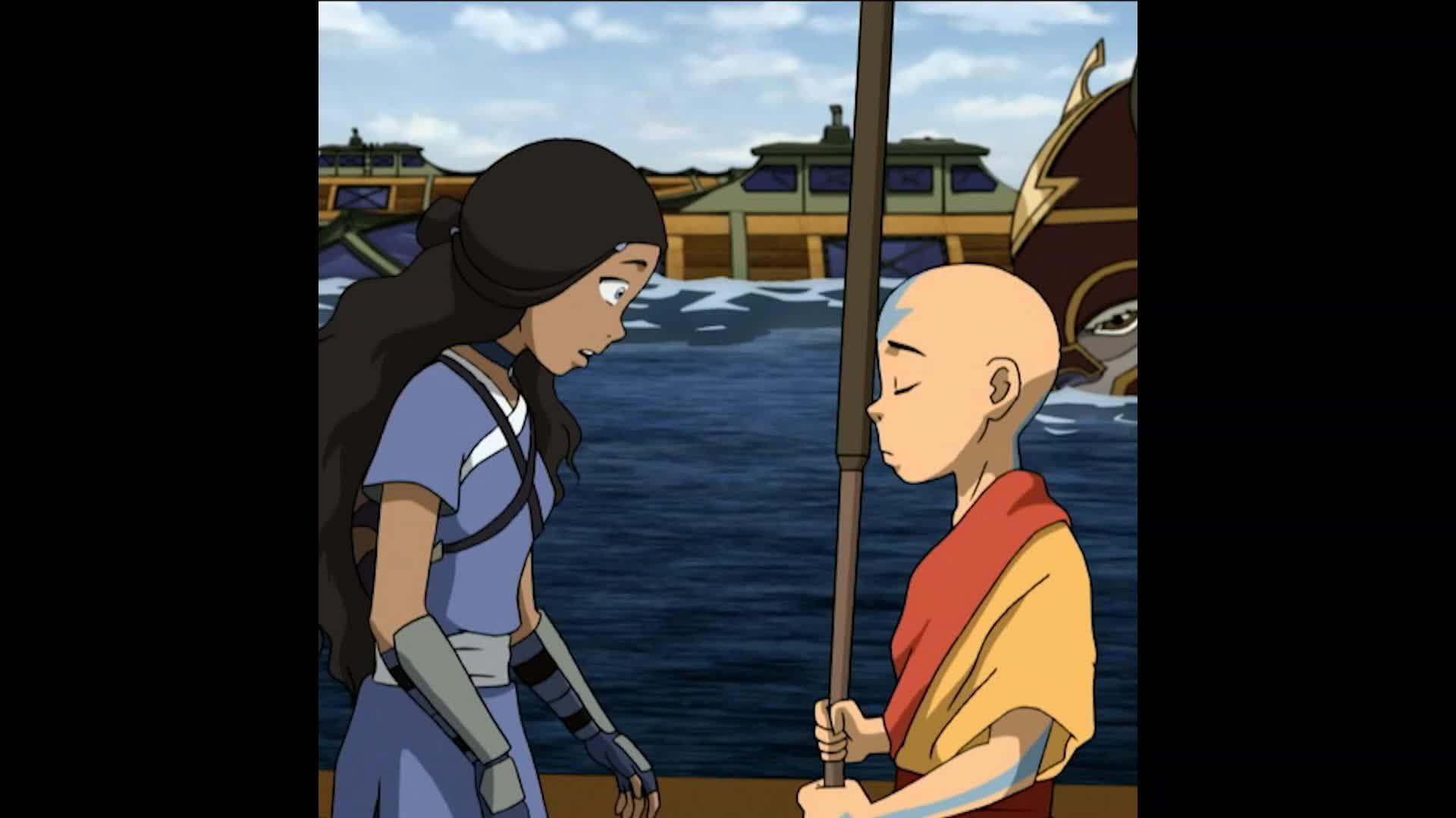 1920x1080 Aang Kisses Katara