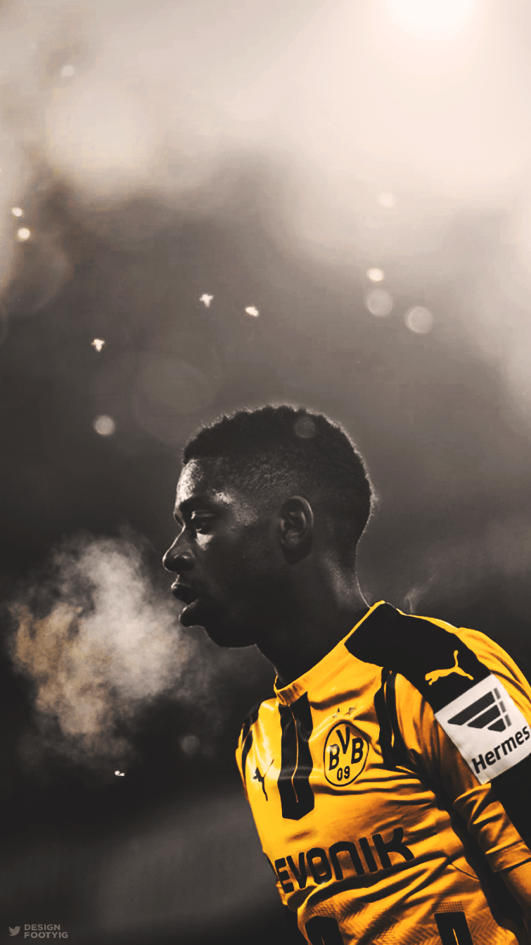 755x1342 Ousmane Dembele Borussia Dortmund Bundesliga Football, calcio, futbol Fußball, phone wallpaper, lock screen, germ. Soccer picture, Soccer memes, Soccer players