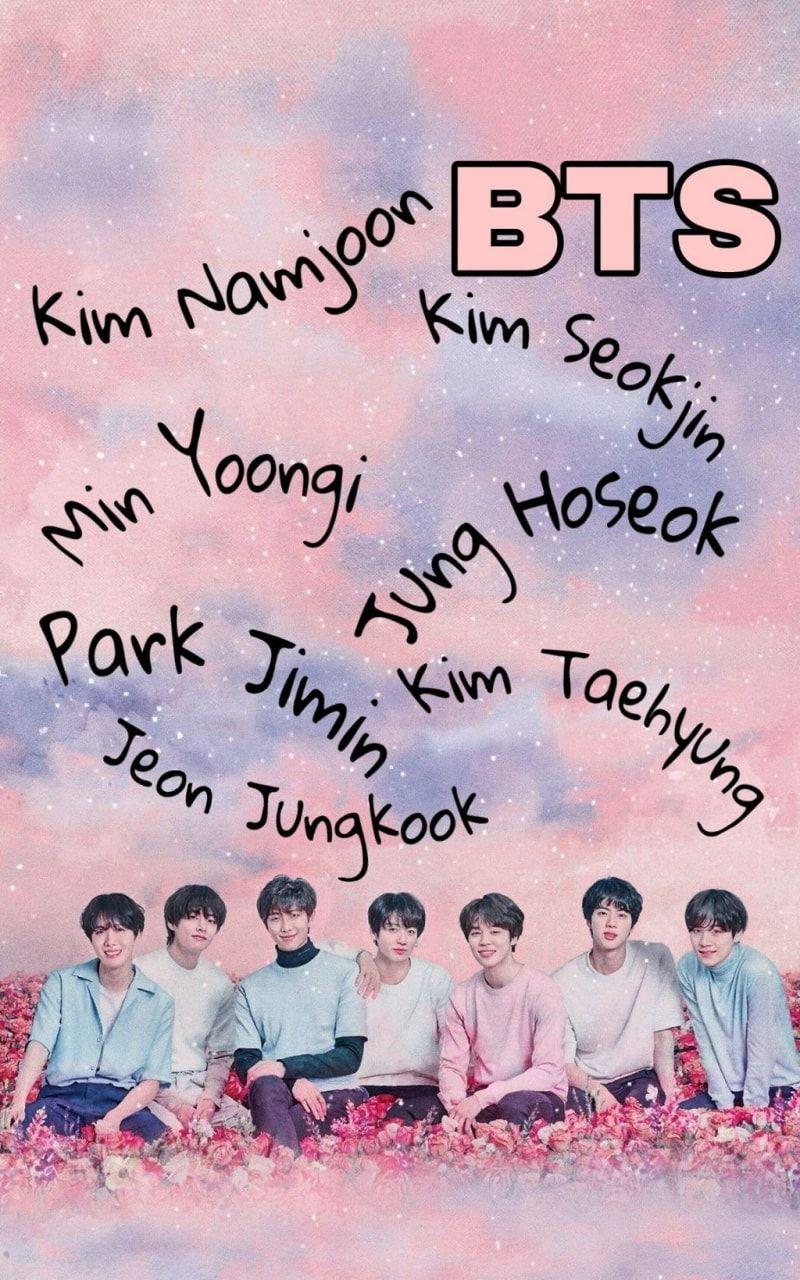 800x1280 BTS Aesthetic Wallpaper