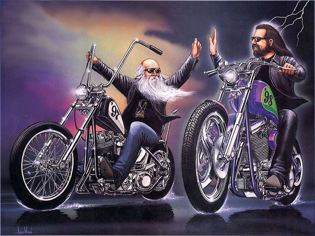 Открытки байкеры. Картины байкеров Дэвид Манн. Мотоциклы Дэвид Харлей Дэвидсон. Картины Харлей Дэвид Манн. Харлей Дэвидсон байкер.