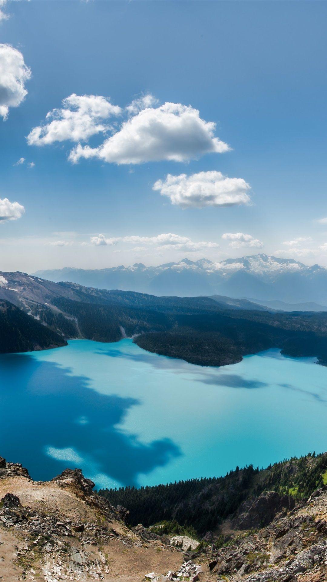 1080x1920 iPhone Wallpaper Canada, British Columbia, Lake, Trees