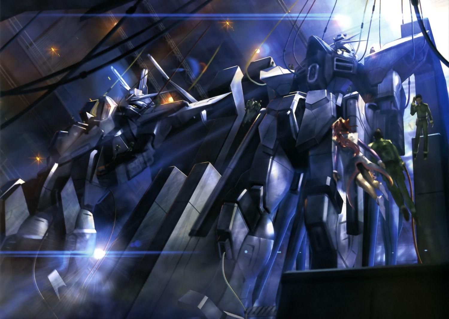 1500x1064 Gundam Gundam Seed Gundam Seed Destiny Infinite Justice Strike Freedom Art