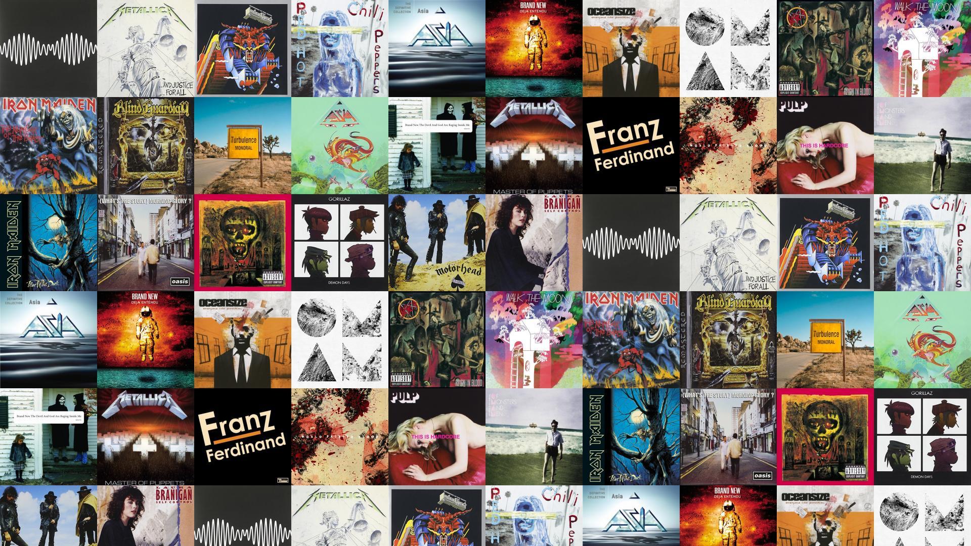 1920x1080 Arctic Monkeys AM Metallica And Justice For All Wallpaper « Tiled Desktop Wallpaper