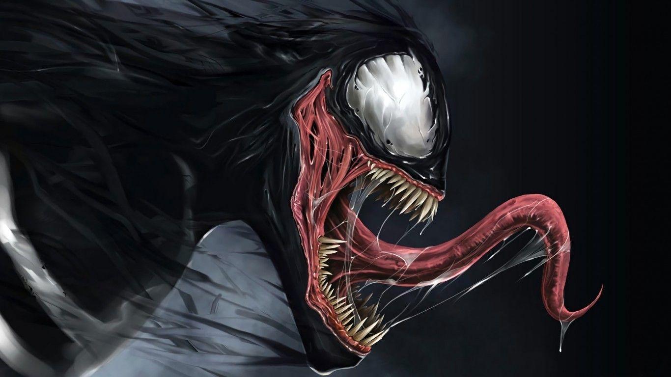 1366x768 Download 1366x768 Venom, Marvel Comics, Monster Wallpaper for Laptop, Notebook