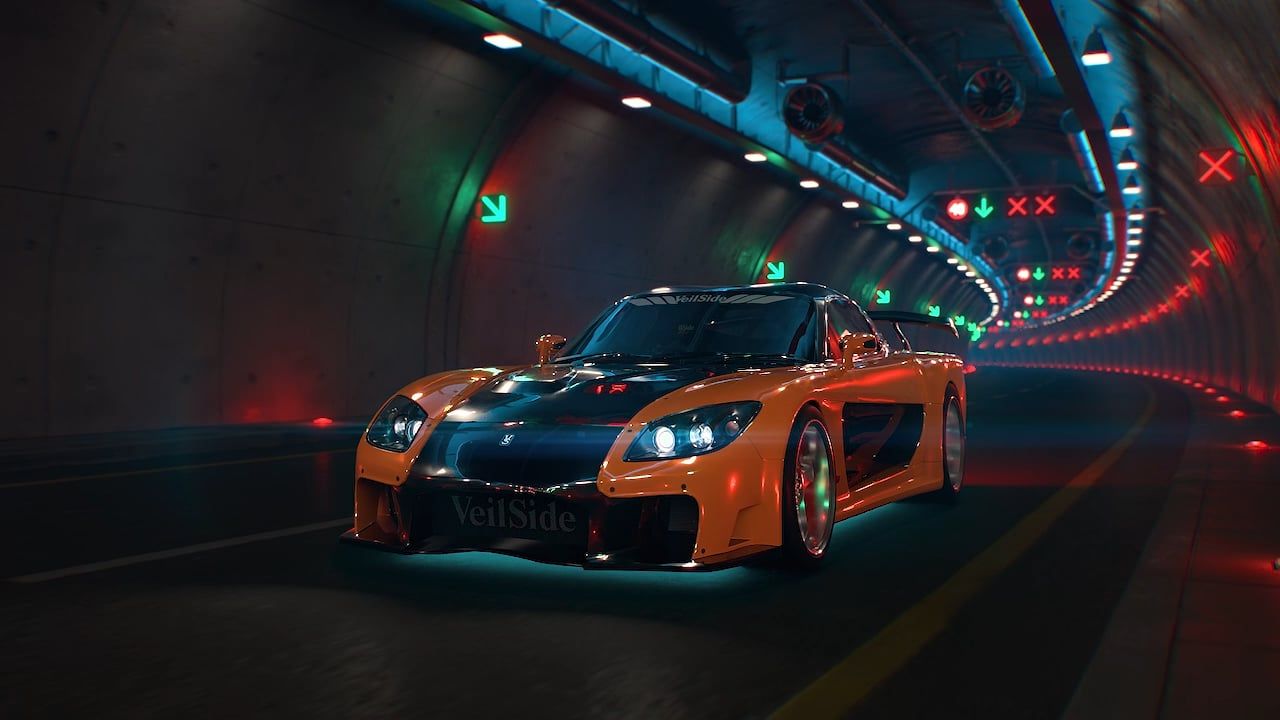 1280x720 I Made A 3D Live Wallpaper Of Han's RX 7 From Tokyo Drift