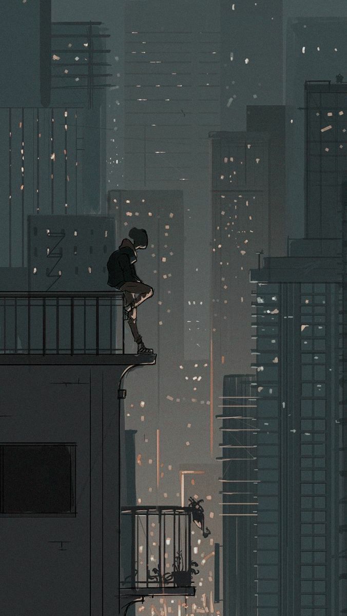 676x1200 Sad Chill Wallpaper