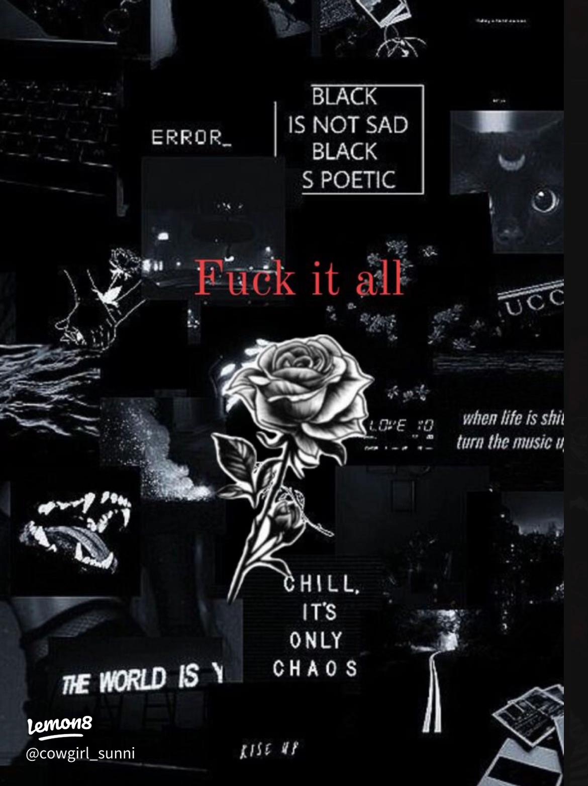 1170x1563 Ultimate Dark Aesthetic Wallpaper: Sad, Love & Edgy Collages