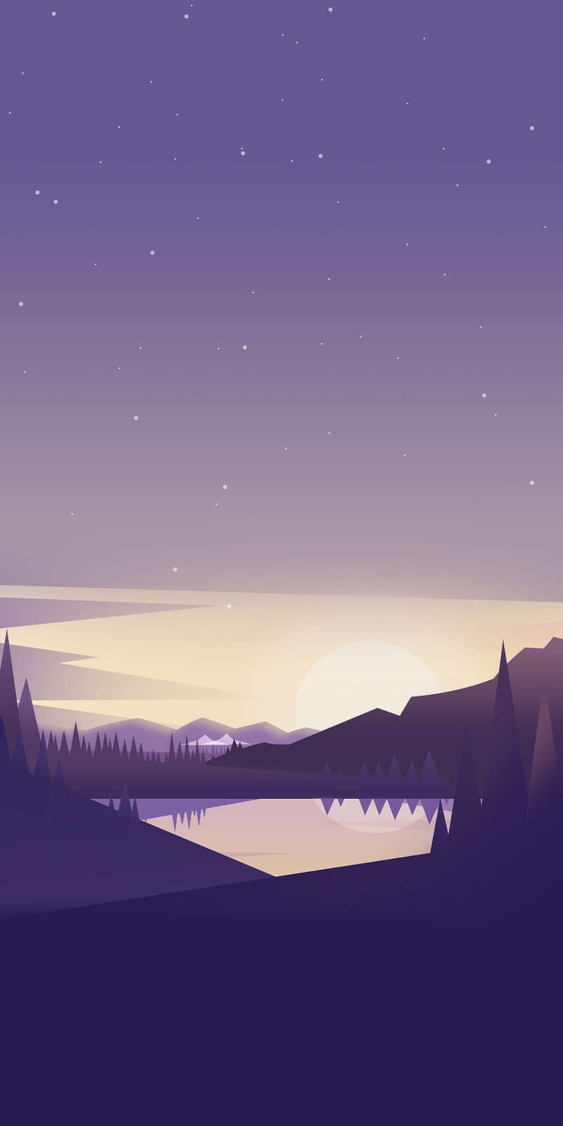 800x1600 Nature Lake Mountains Minimal IPhone : iPhone, XR Minimalist, HD phone wallpaper