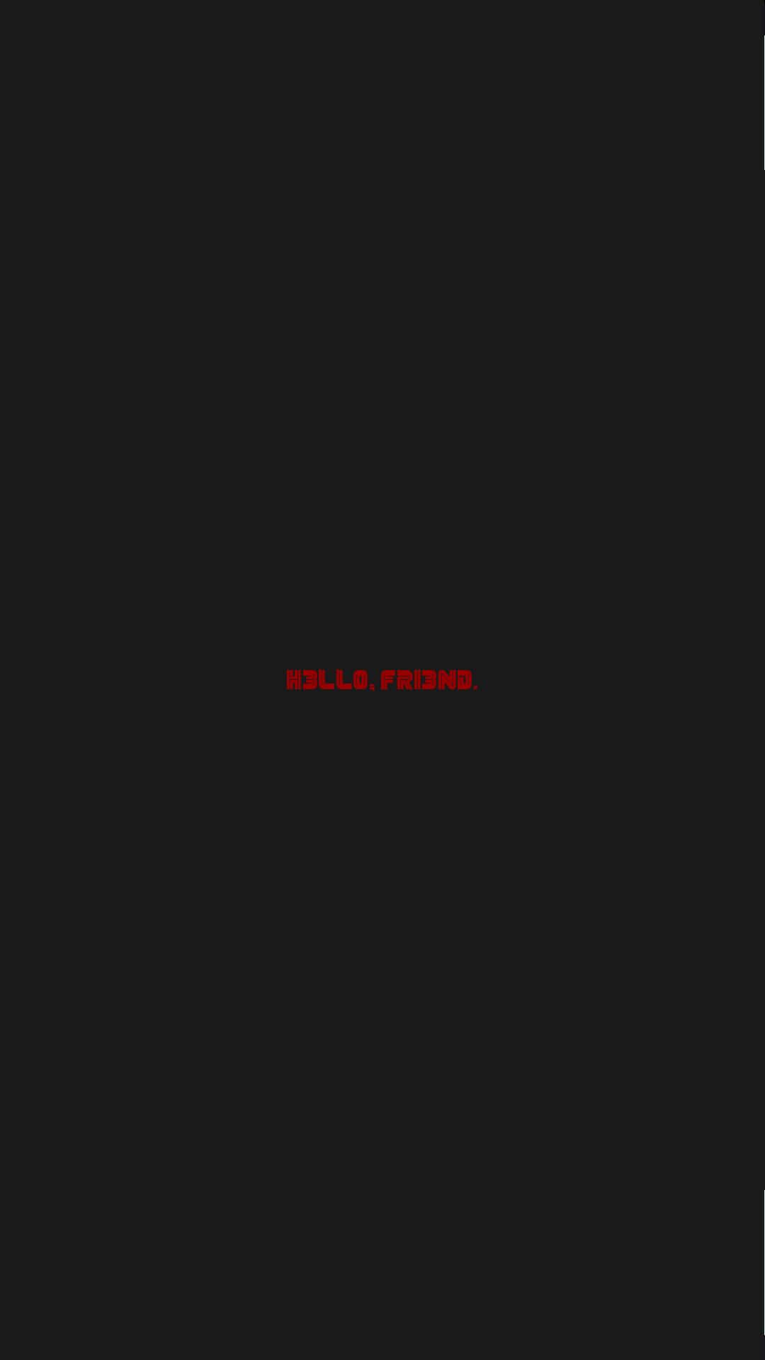 1080x1920 Minimalist iPhone Black Wallpaper