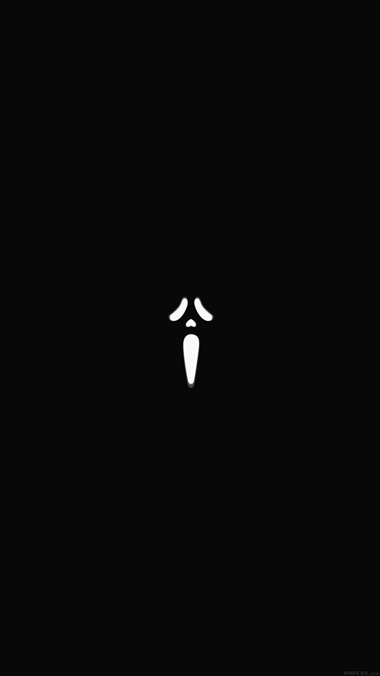 750x1334 iPhone 13 Black Minimal Wallpaper