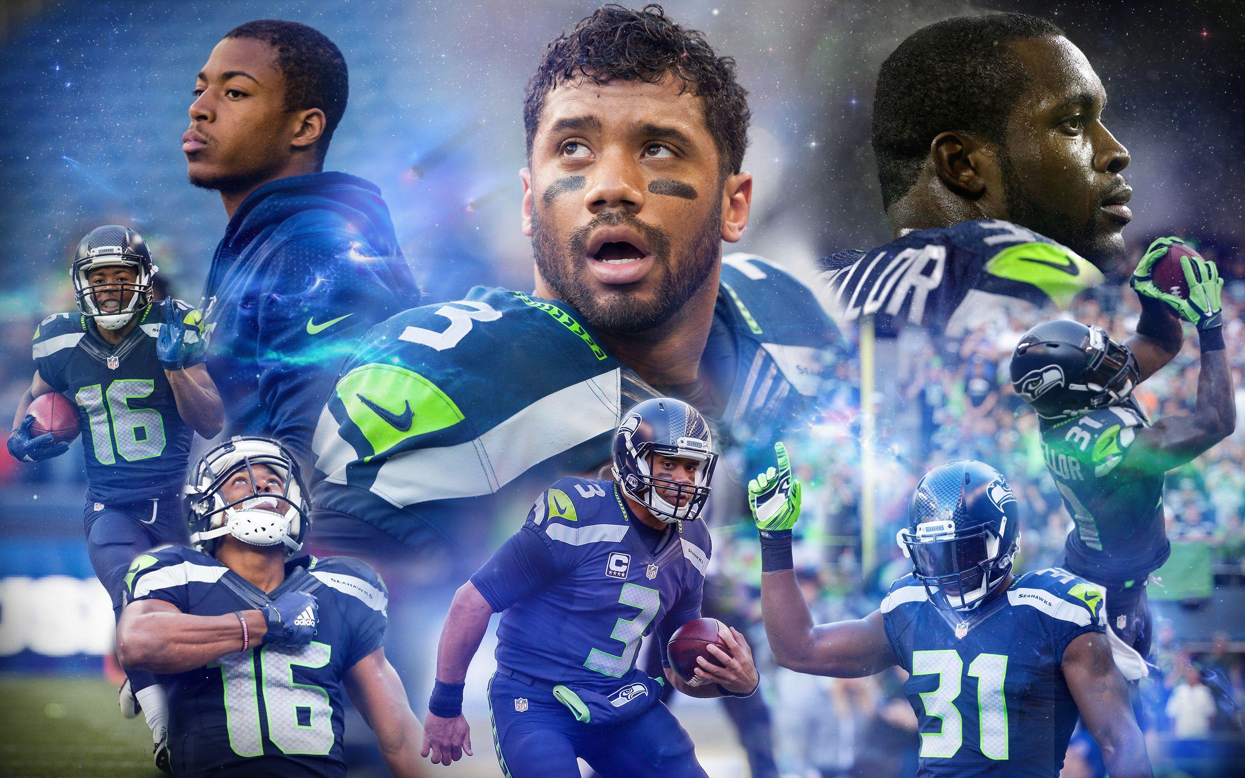 2560x1600 Seahawks Wallpaper Edit I Did For A Friend. (photos Are Not My Own, Feel Free To Use Re Edit)