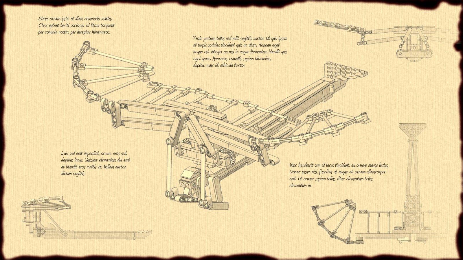 1600x900 LEGO IDEAS Vinci Flying Machine