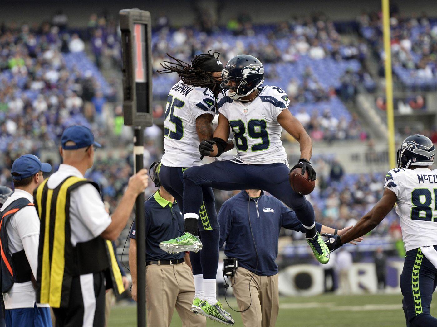1400x1050 Doug Baldwin fights Richard Sherman in practice, then trash talks Michael Bennett
