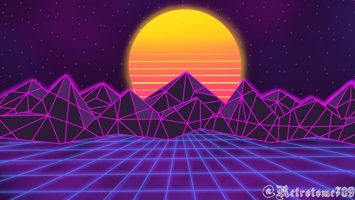 1191x670 Synth Wallpaper Synth Wave Of Kanagawa