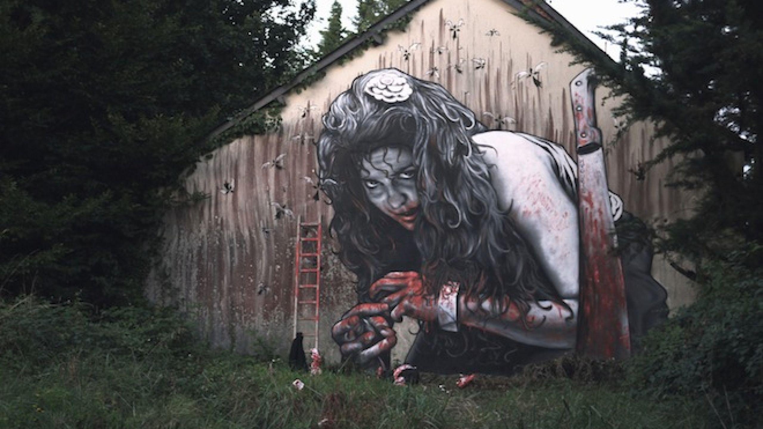 2560x1440 3D Optical Illusion Street Art Wallpaper. All is Wall