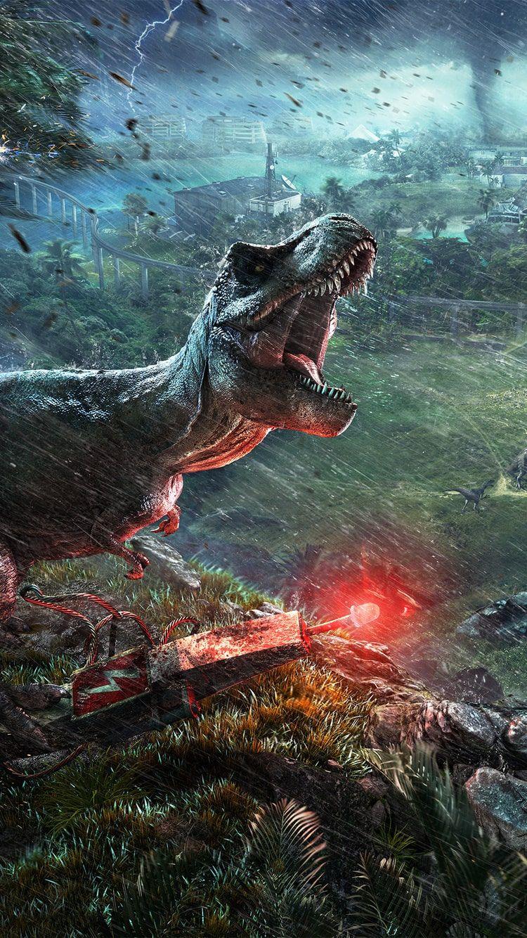 750x1334 Jurassic World Dinosaur Wallpaper Free HD Wallpaper
