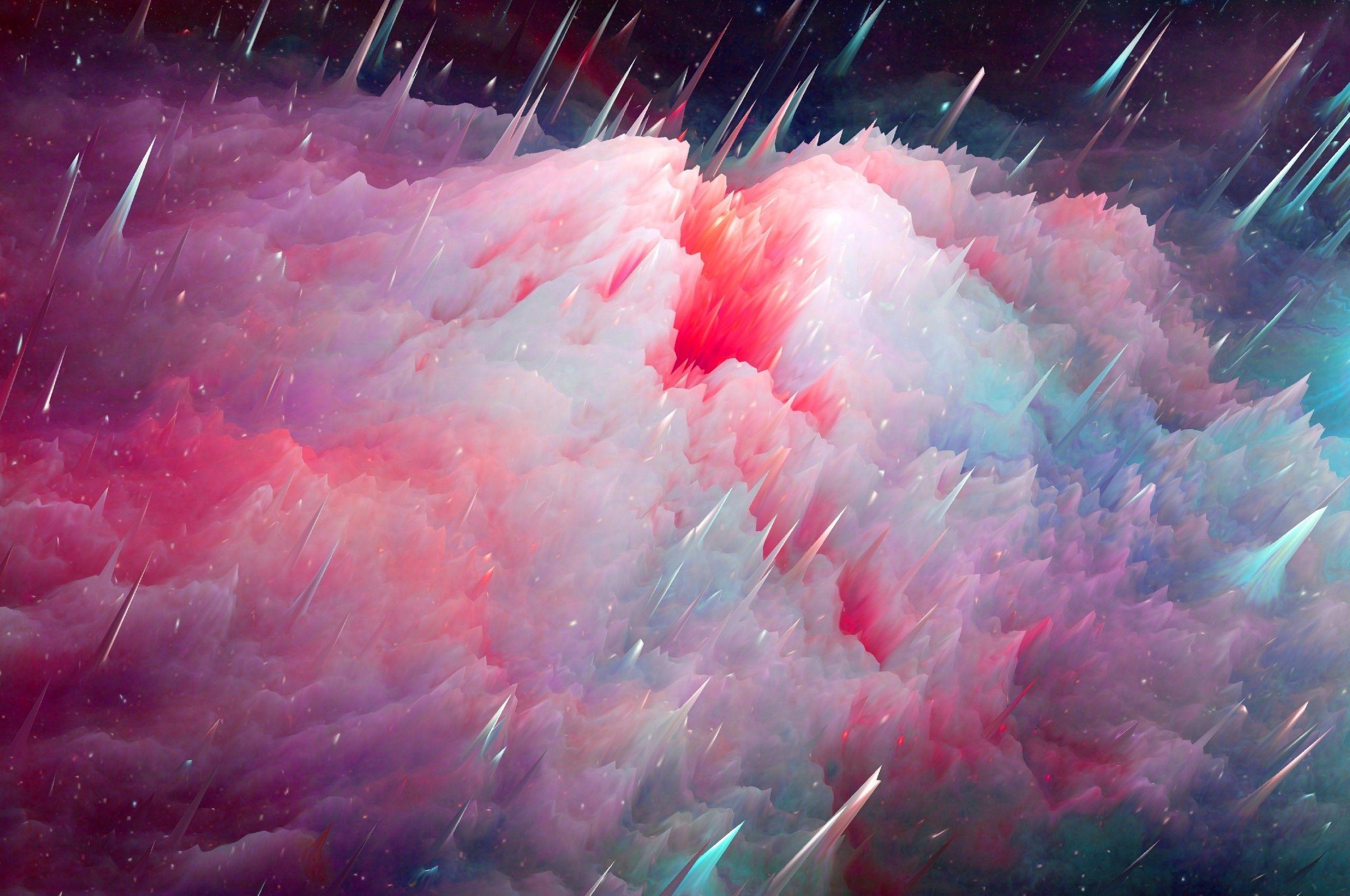 2560x1700 Download 2560x1700 Clouds, Stars, Pink Wallpaper for Chromebook Pixel