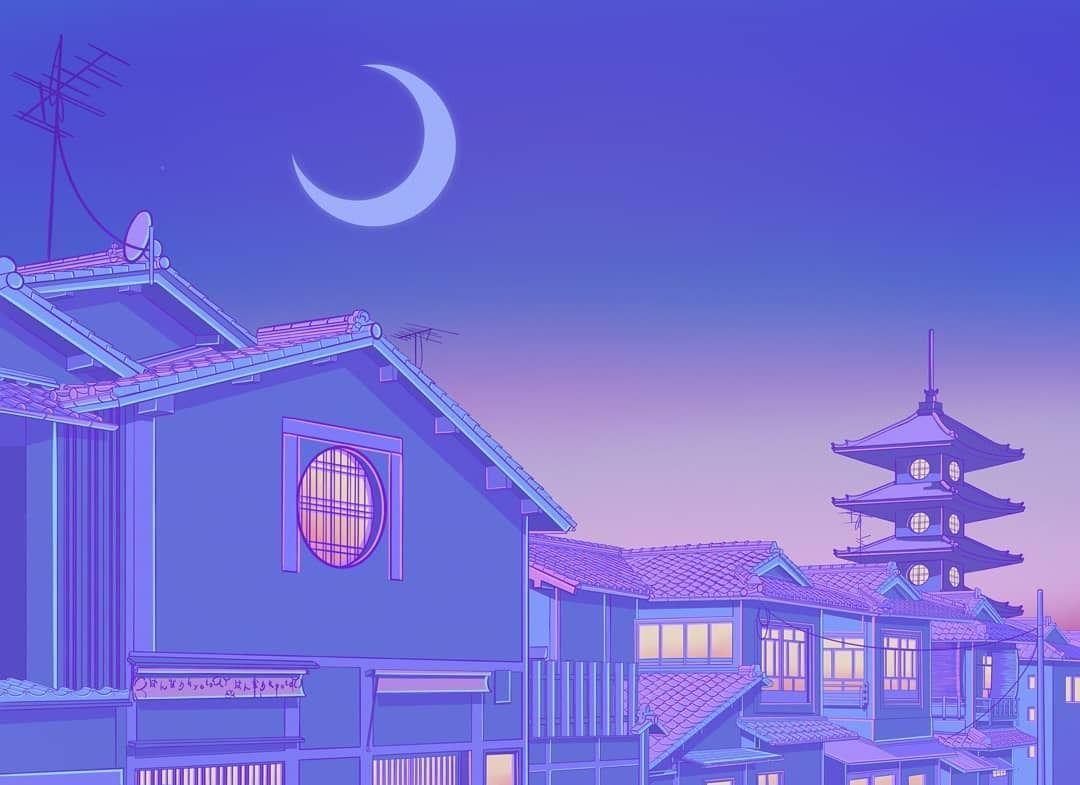 1080x785 thủy thủ mặt trăng.  Hình nền máy tính thẩm mỹ, Hình nền màu phấn thẩm mỹ, Aesthetic Japan