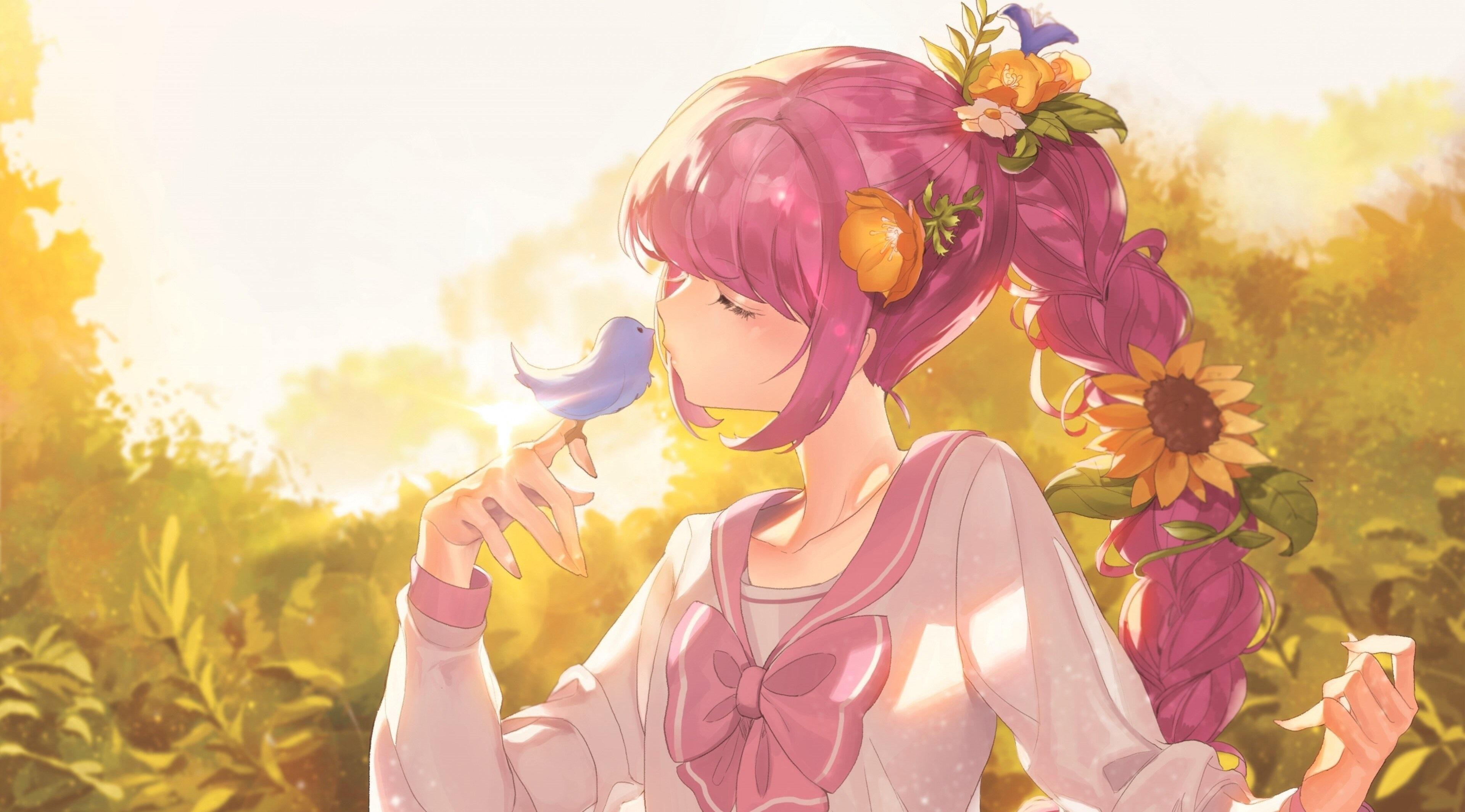 3840x2130 Pastel Aesthetic Anime Wallpaper
