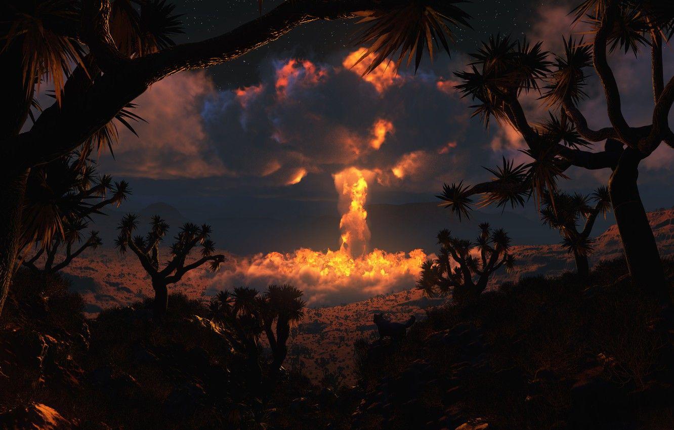 1332x850 Wallpaper the explosion, the atomic bomb image for desktop, section оружие