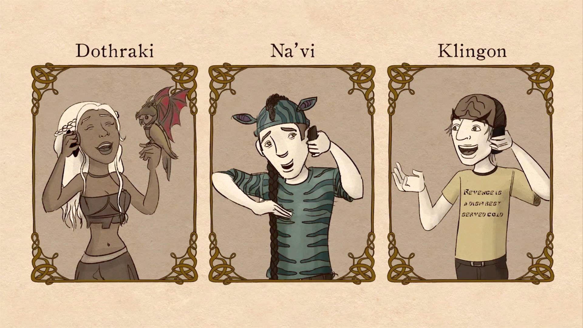 1920x1080 Are Elvish, Klingon, Dothraki and Na'vi real languages?