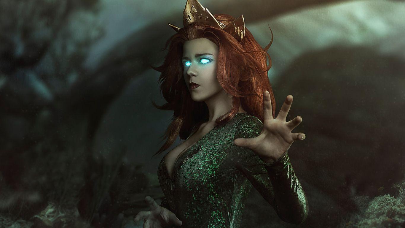 1366x768 Download Queen Mera, aquamen, dc comics .
