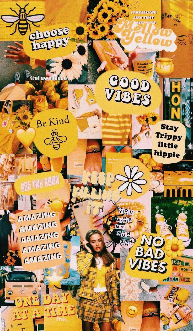736x1260 Vsco Yellow Wallpaper
