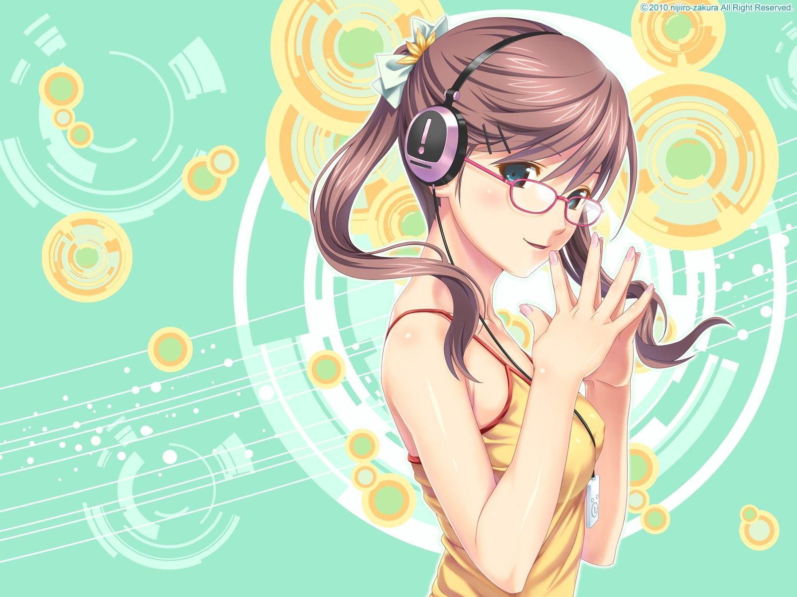 1600x1200 12++ Anime Girl Listening To Music Wallpaper Top Wallpaper