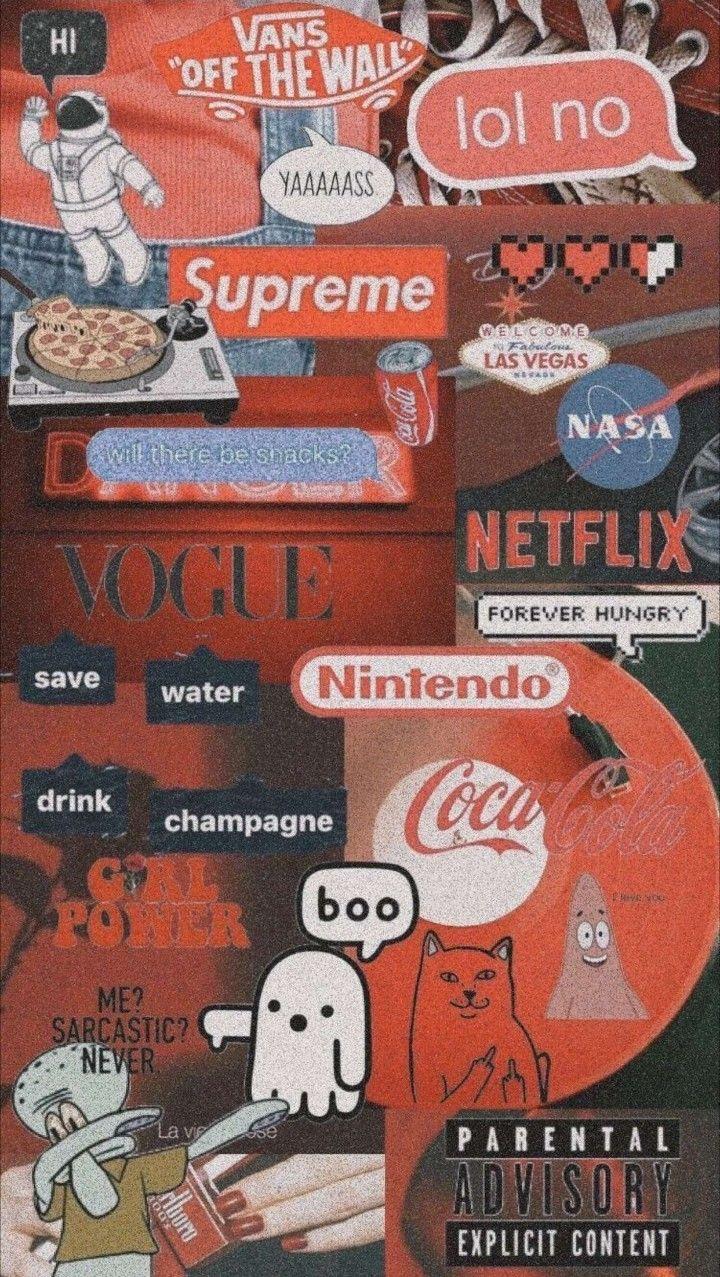 720x1277 Vintage Supreme Wallpaper