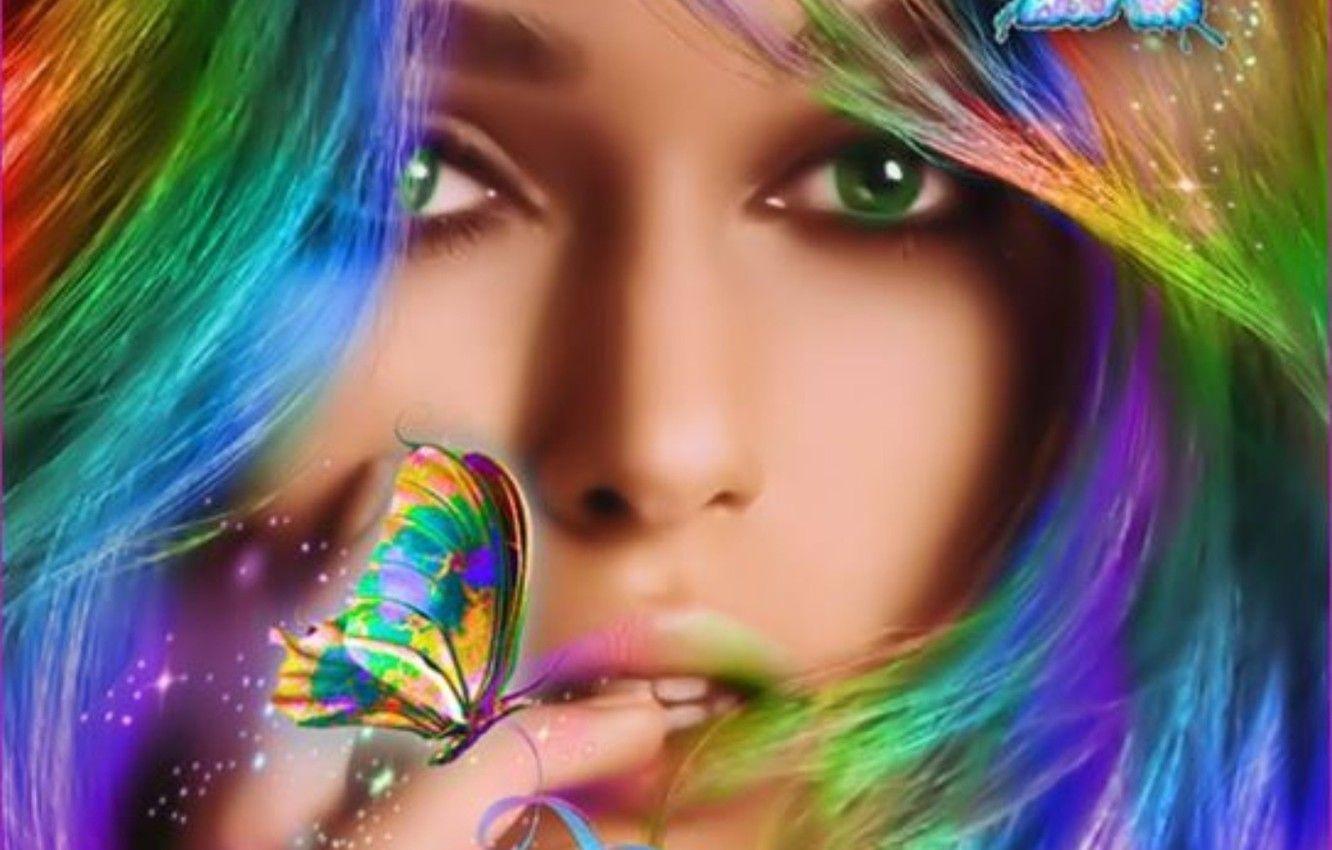 Color Girl Wallpapers - Top Free Color Girl Backgrounds - WallpaperAccess