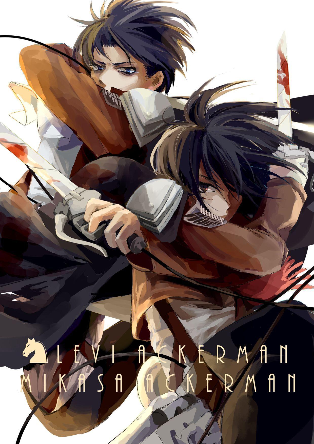 1240x1754 Levi Ackerman, Mikasa Ackerman On Titan No Kyojin. Attack on titan anime, Attack on titan, Anime