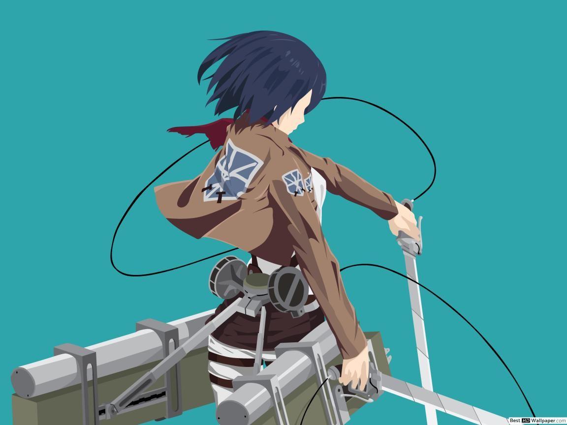 1152x864 Mikasa ackerman, attack on titan HD wallpaper download