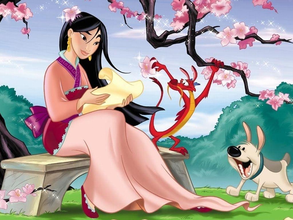 1024x768 Mulan Disney HD Wallpaper
