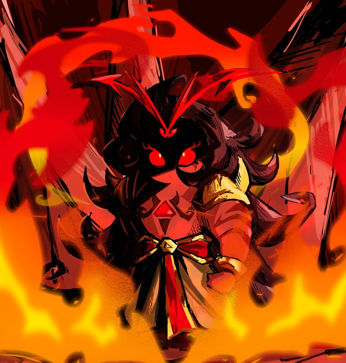 1111x1166 Burning Spice Cookie Wallpaper