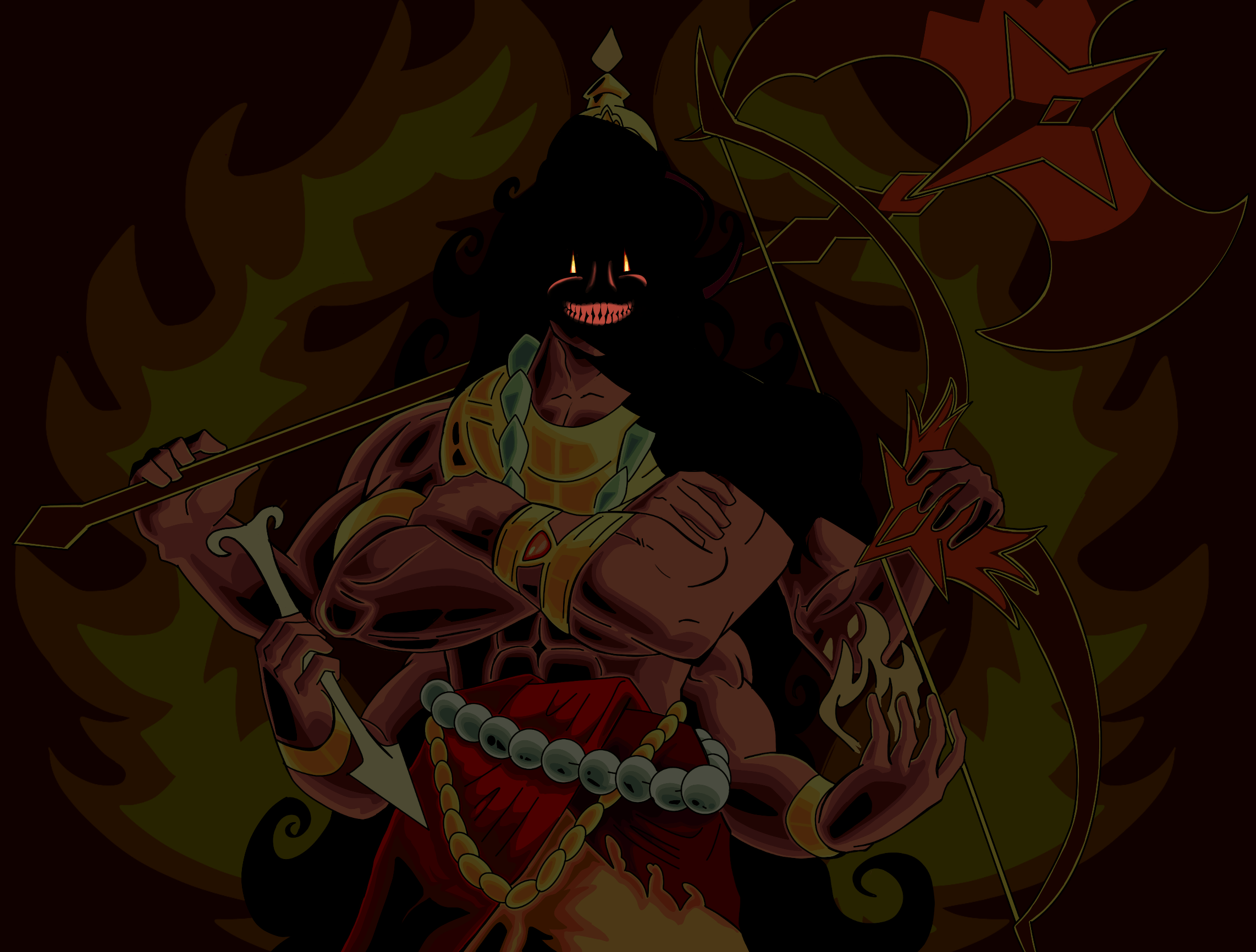 2284x1731 Burning Spice Cookie in Hades style!