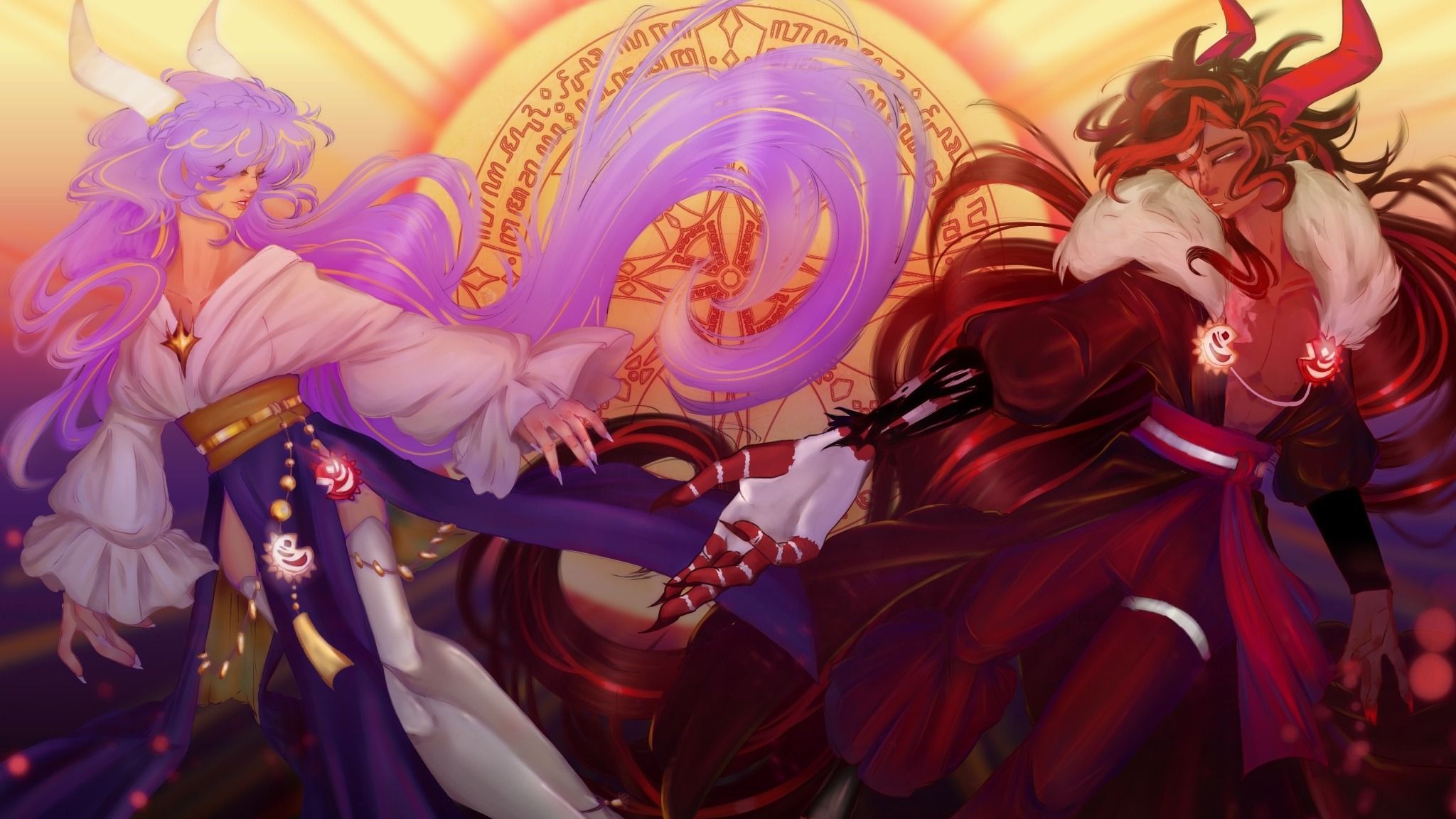 2048x1152 burning spice cookie