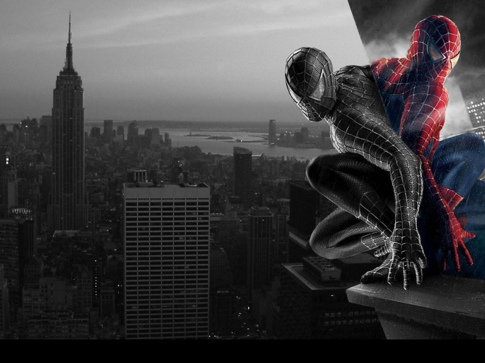 1600x1200 Spiderman 3 Black Suit Wallpaper