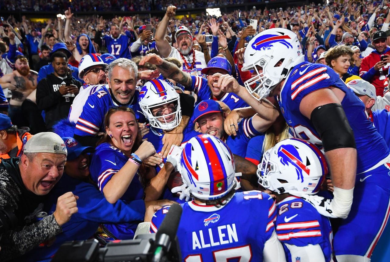 1280x859 Why Bills' Josh Allen calls Dalton Kincaid a 'stupid rookie, ' and stole his 1st TD ball