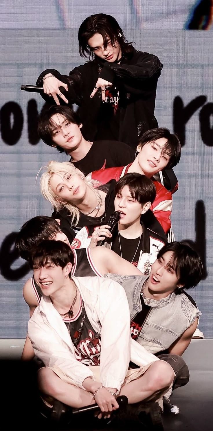 736x1484 Stray kids wallpaper hot. Stray kids hollow logo, Stray kids members wallpaper, A stray kids