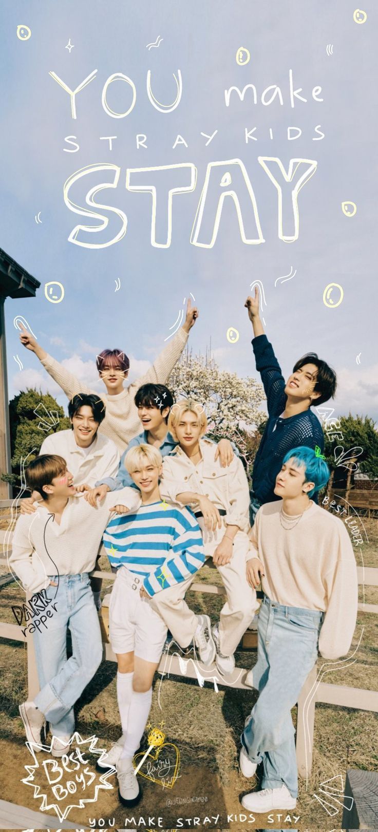 736x1620 Stray kids wallpaper
