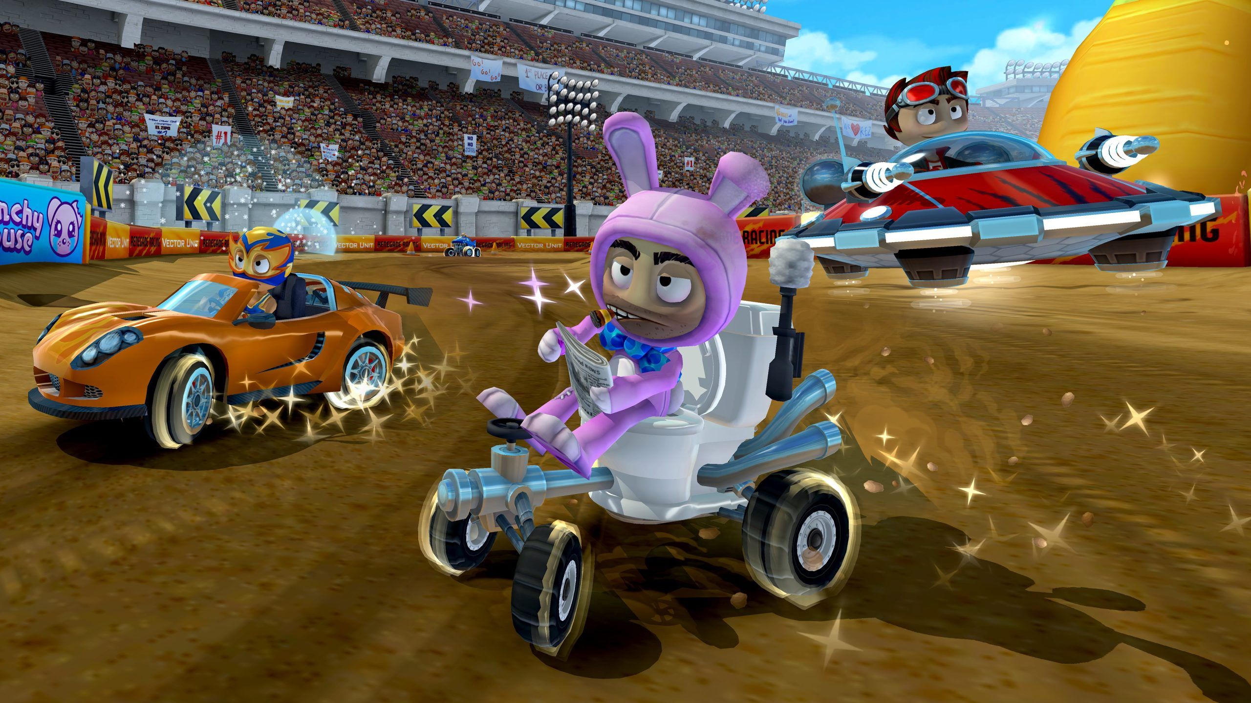 2560x1440 Pick up the quirky Oddball Car Pack for Beach Buggy Racing 2