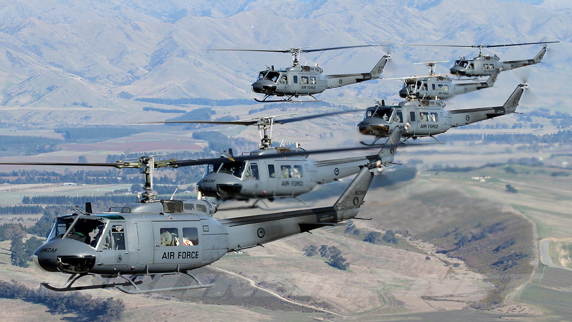 1920x1080 Elite Bell UH 1 Iroquois Squadron In Stunning HD Military Flightx1080