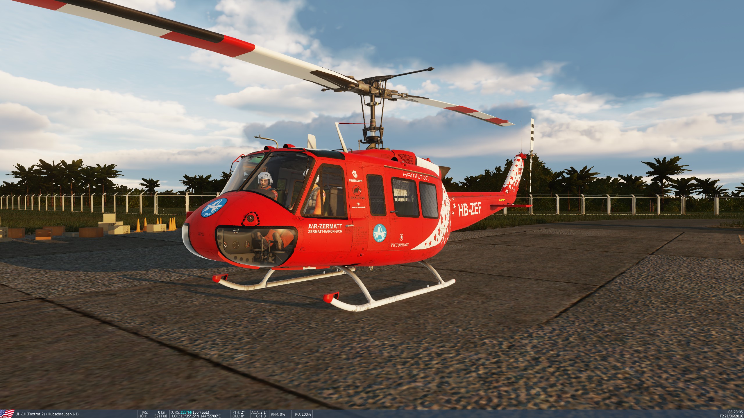 2560x1440 Air Zermatt Skin For The UH 1H Huey (by FlyingFlugzeug) !!Updated Version!!