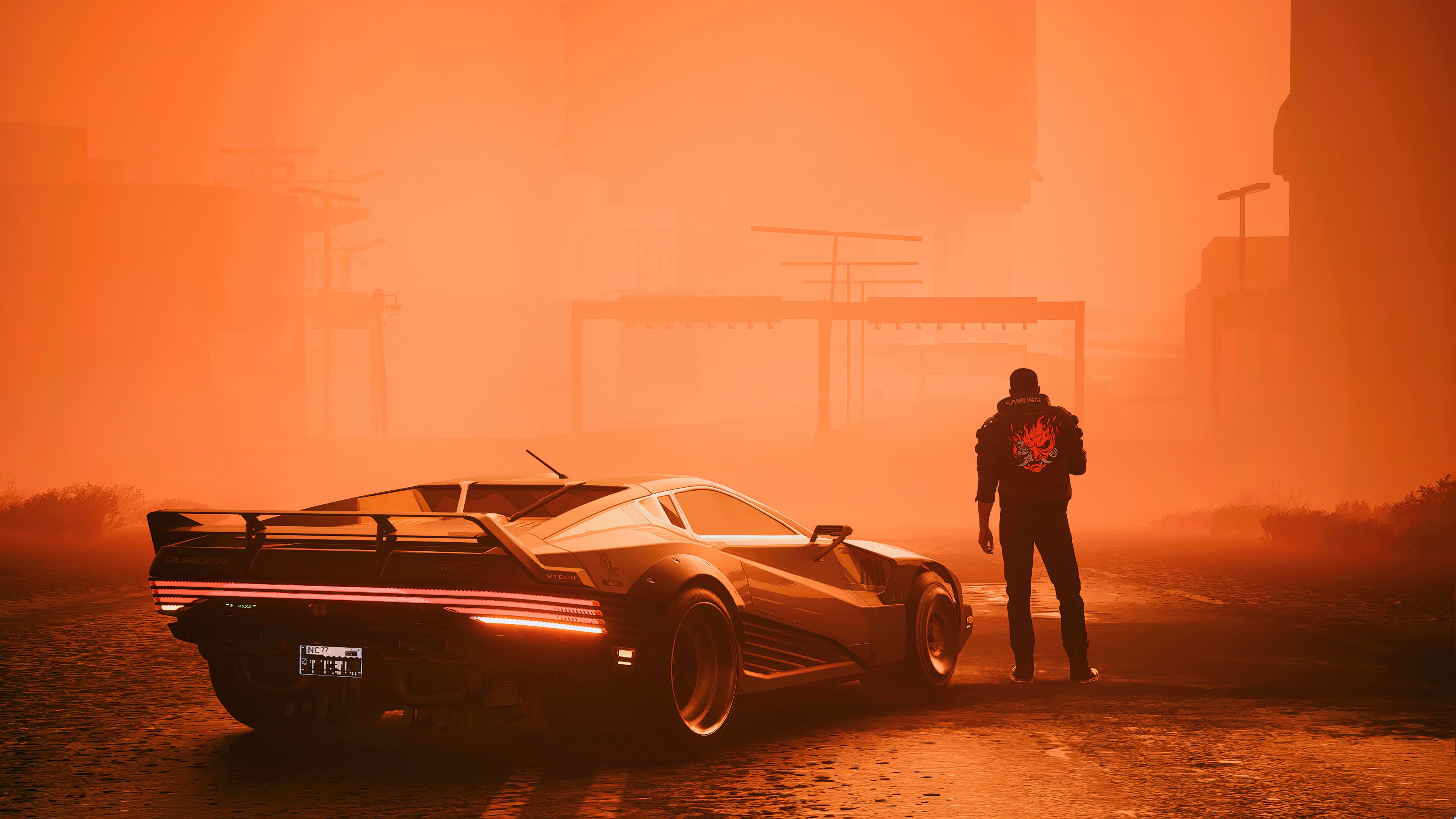 3840x2160 Cyberpunk 2077 Wallpaper 4K, Samurai, Game Art