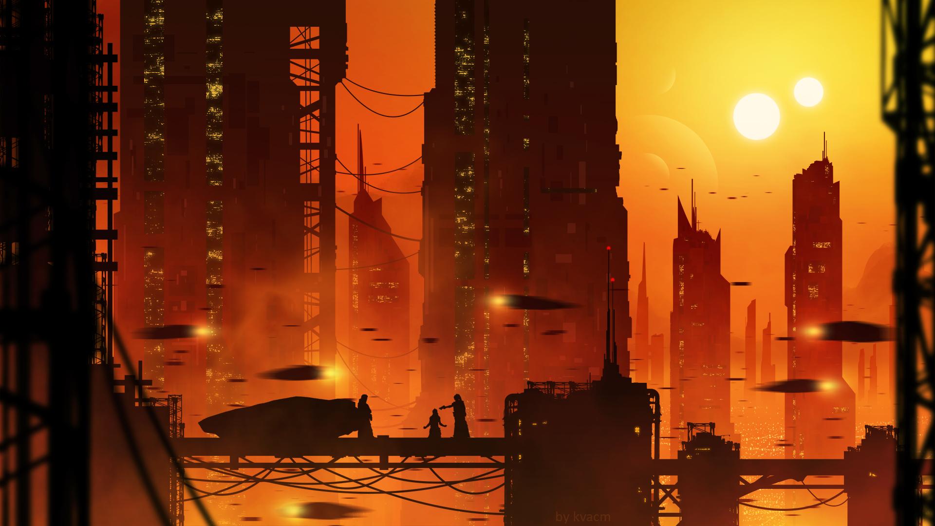 1920x1080 My old cyberpunk scene