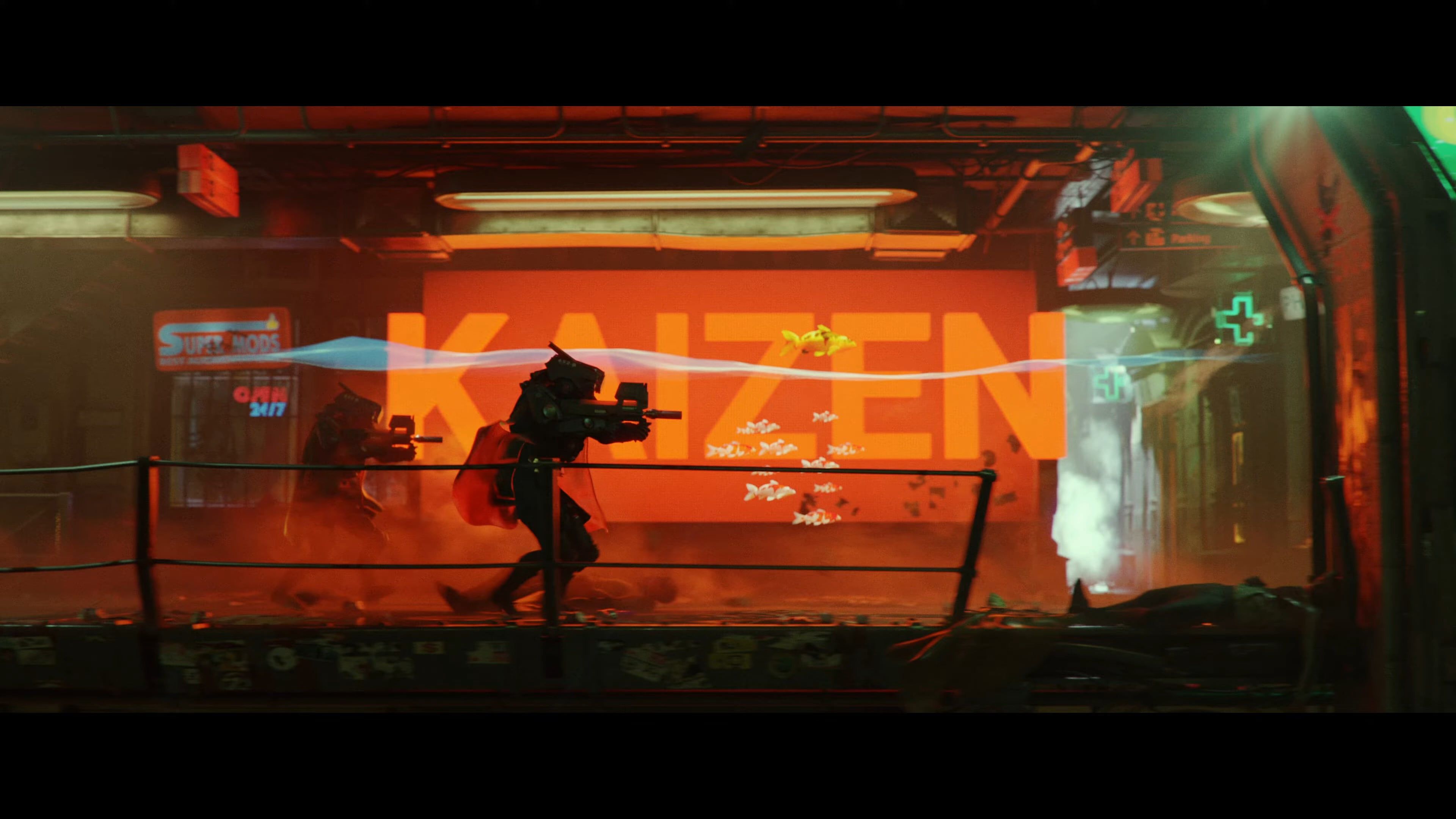 3840x2160 Cyberpunk Loop Wallpaper