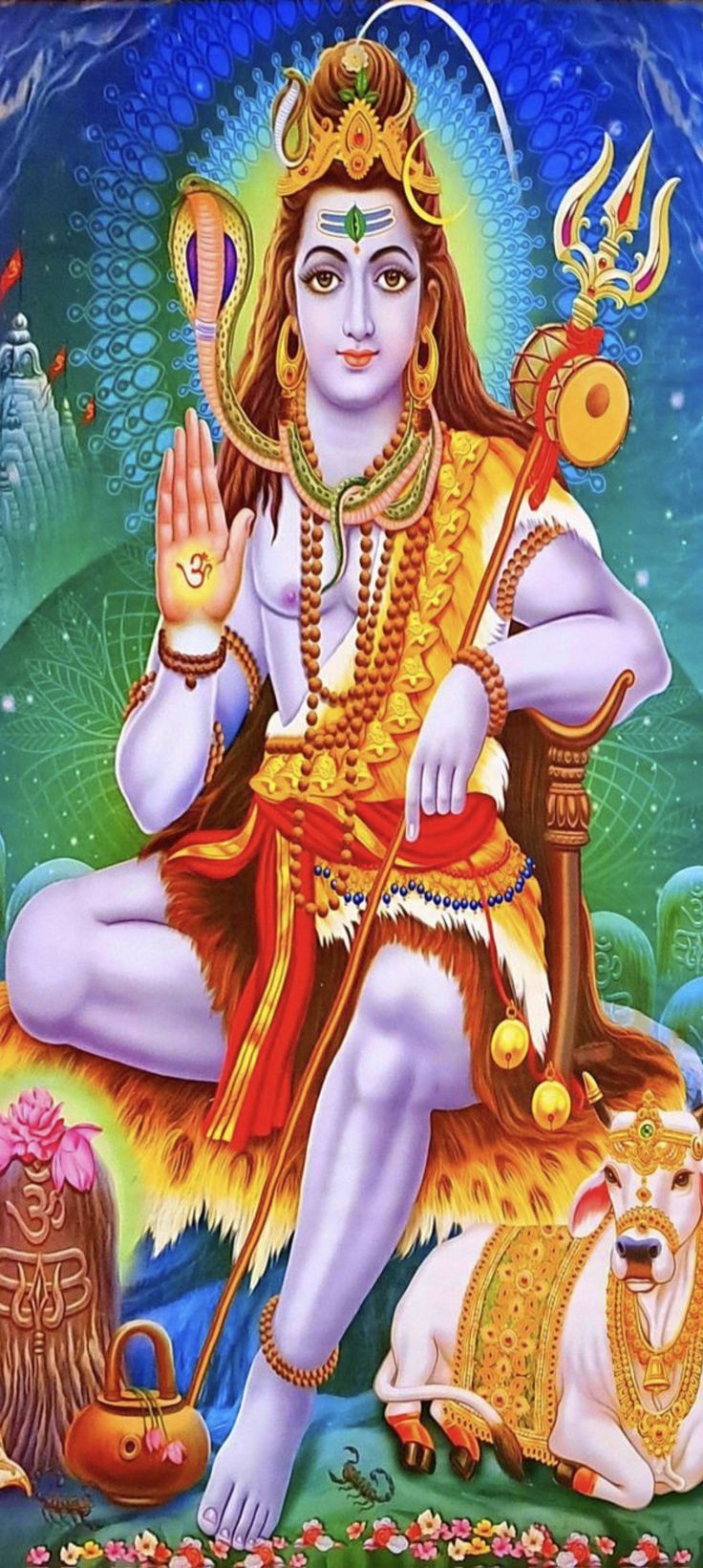 736x1641 Harihara god wallpaper. Shankar bhagwan with nandi, Harihara god image, Har har mahadev
